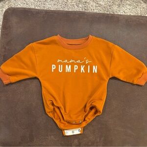 "Mama's Pumpkin" outfit. 3-6 month.
